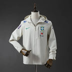 Veste imperméable CBF Brésil - Beige
