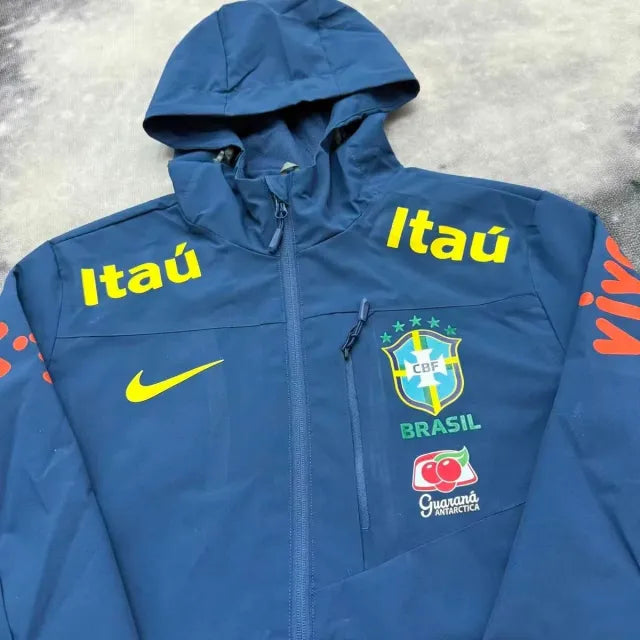 Veste imperméable CBF Brésil - Bleu